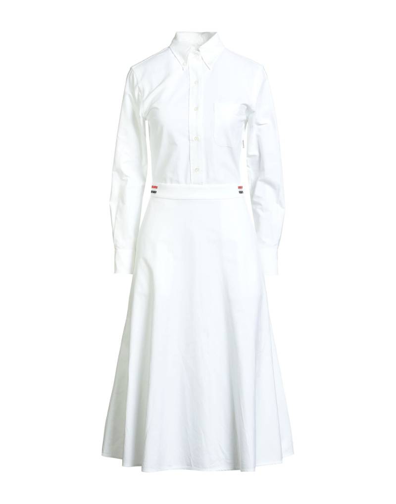 THOM BROWNE Midi-kleid Damen Weiß von THOM BROWNE