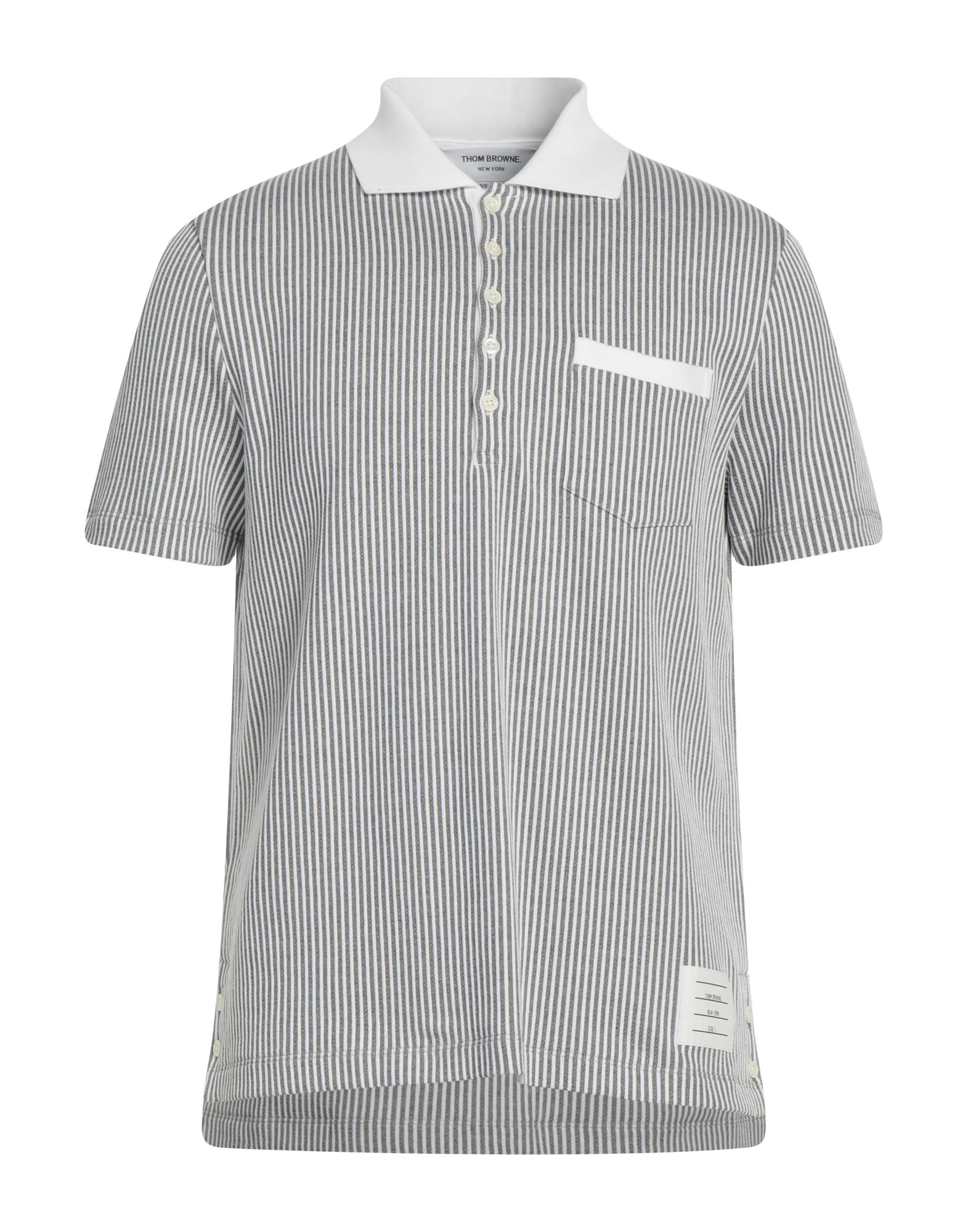 THOM BROWNE Poloshirt Herren Grau THOM BROWNE Poloshirt Herren Grau von THOM BROWNE