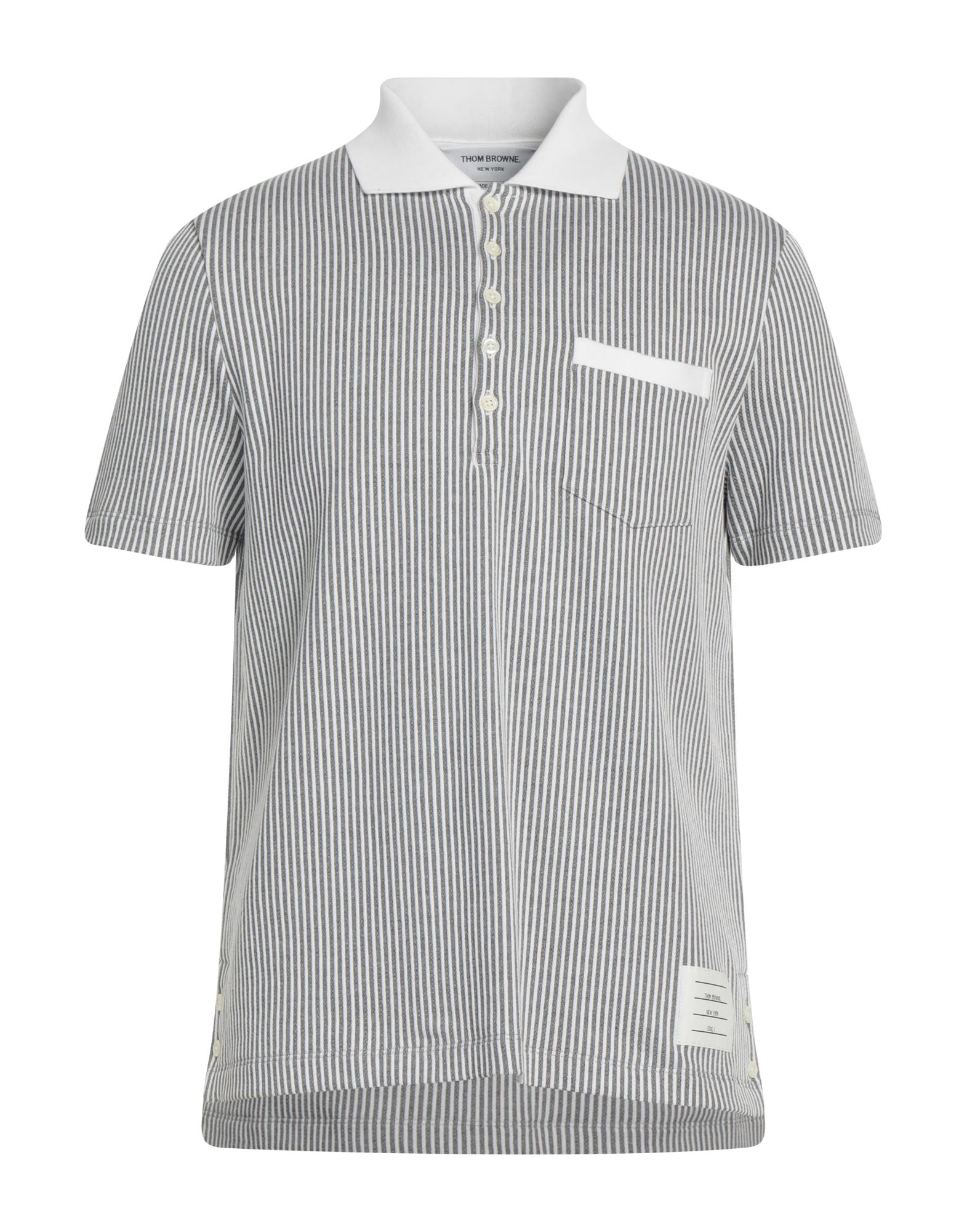 THOM BROWNE Poloshirt Herren Grau von THOM BROWNE