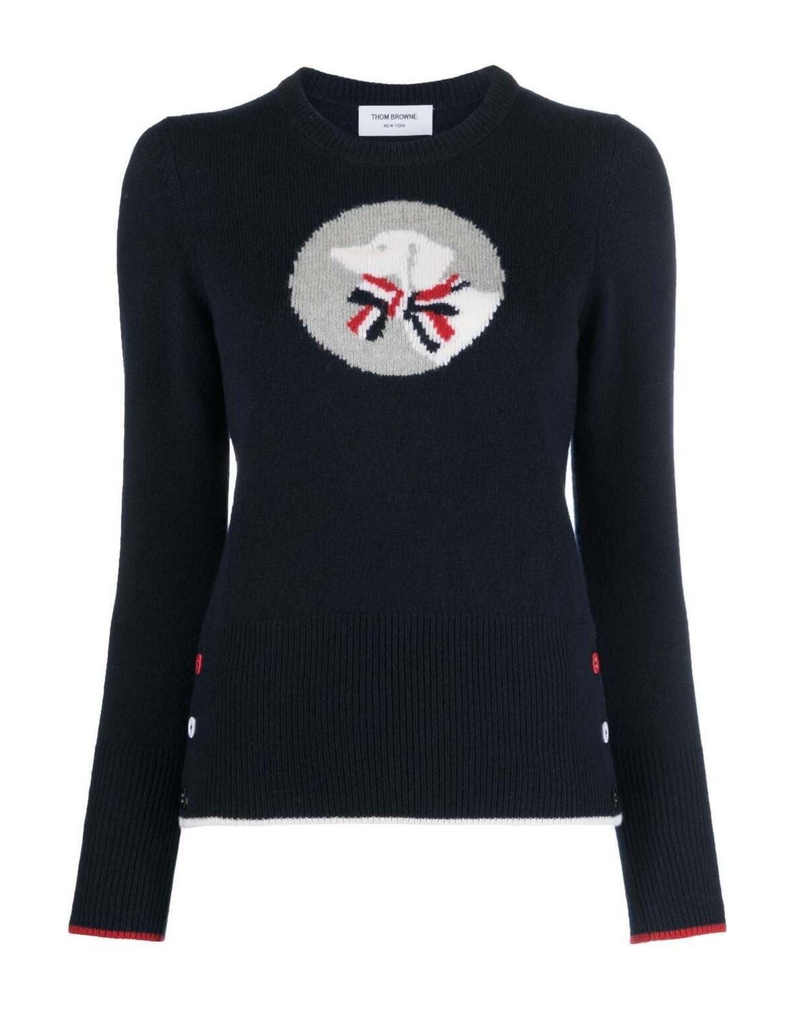 THOM BROWNE Pullover Damen Blau von THOM BROWNE