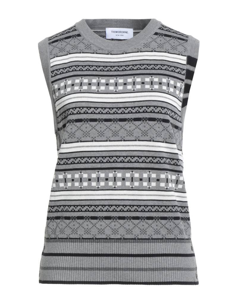 THOM BROWNE Pullover Damen Hellgrau von THOM BROWNE