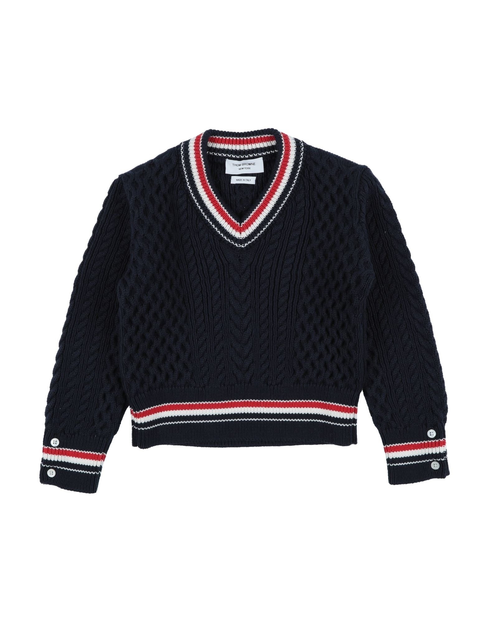 THOM BROWNE Pullover Kinder Marineblau von THOM BROWNE