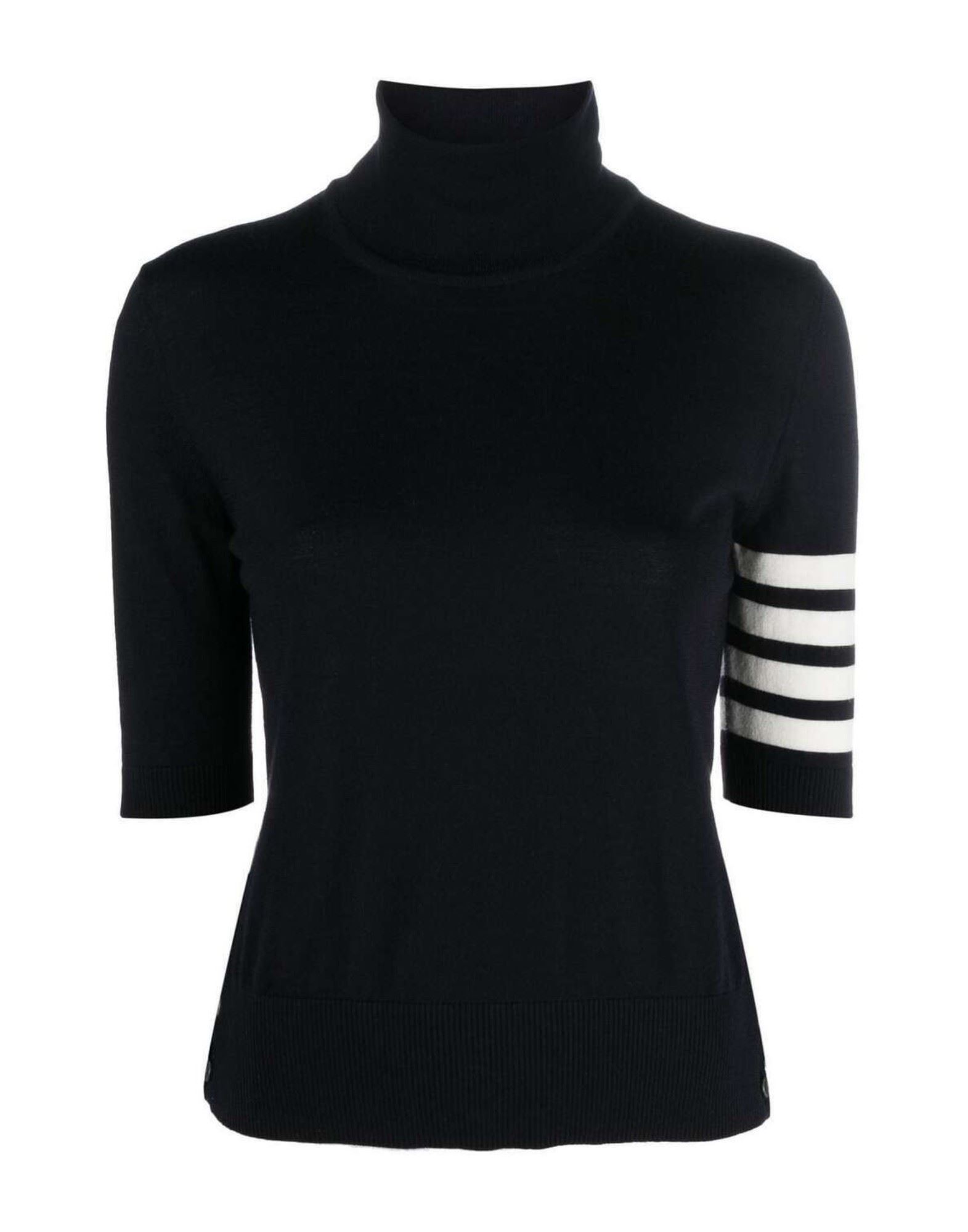 THOM BROWNE Rollkragenpullover Damen Blau von THOM BROWNE