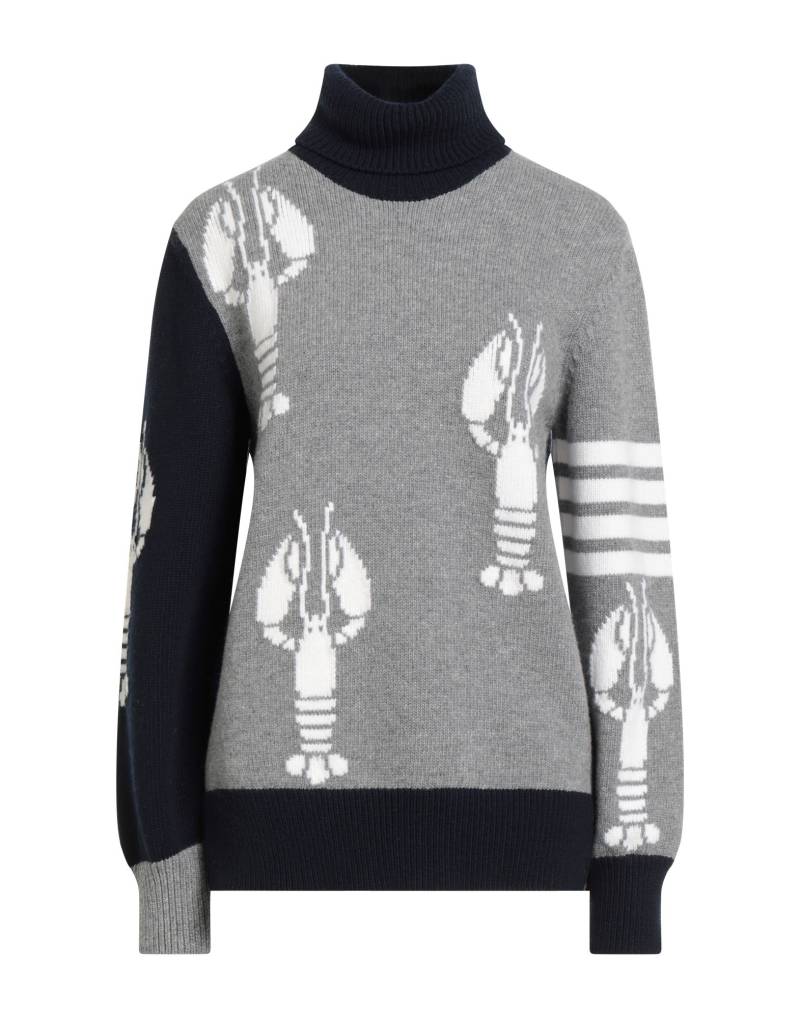 THOM BROWNE Rollkragenpullover Damen Hellgrau von THOM BROWNE