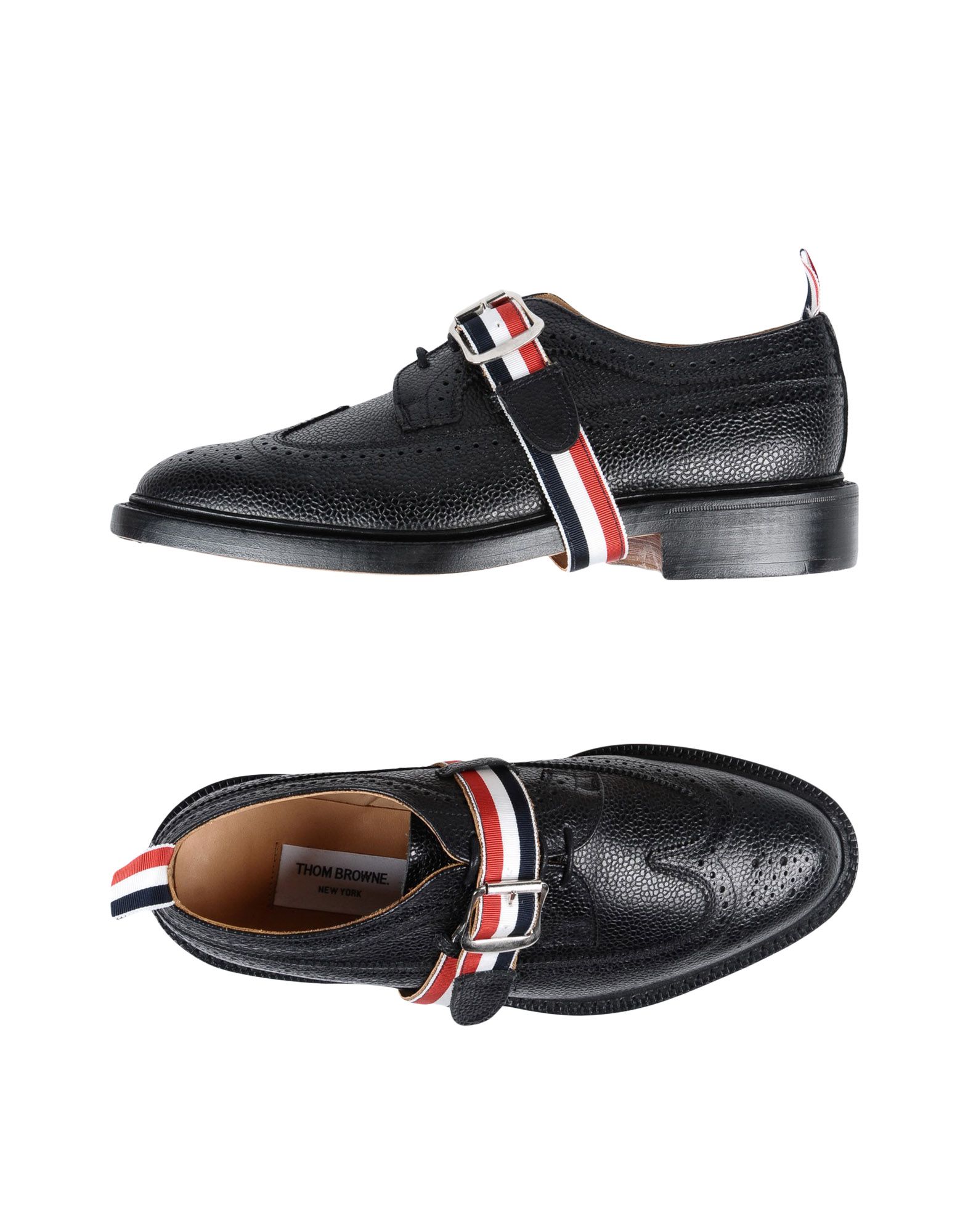 THOM BROWNE Schnürschuh Herren Schwarz von THOM BROWNE