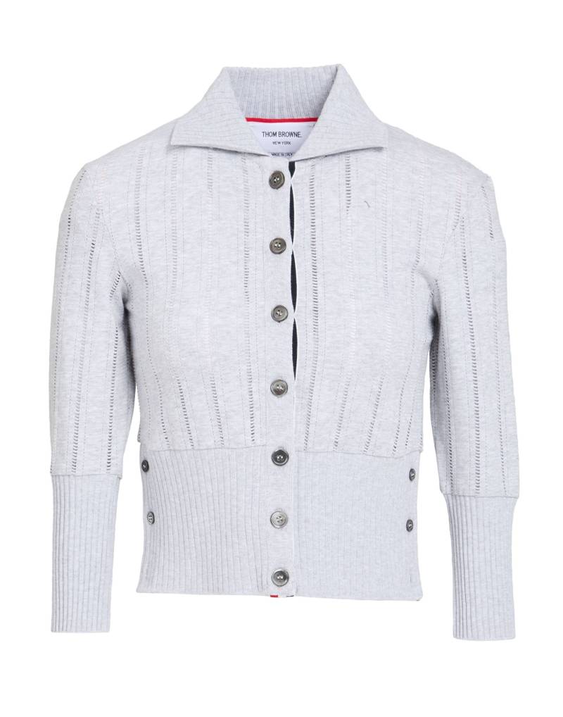THOM BROWNE Strickjacke Damen Hellgrau von THOM BROWNE