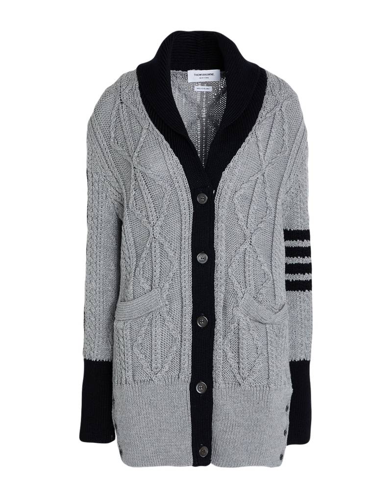 THOM BROWNE Strickjacke Damen Hellgrau von THOM BROWNE