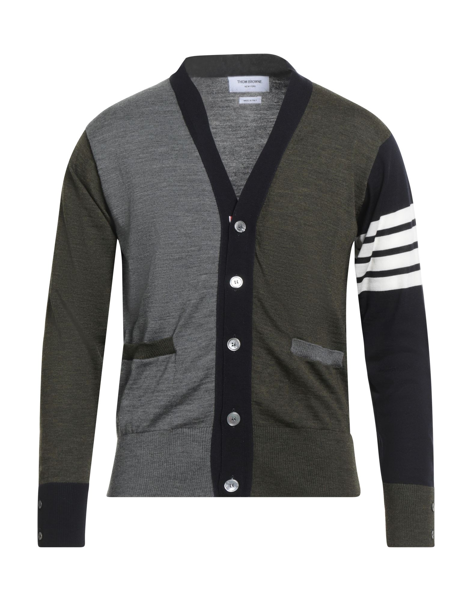 THOM BROWNE Strickjacke Herren Grau THOM BROWNE Strickjacke Herren Grau von THOM BROWNE