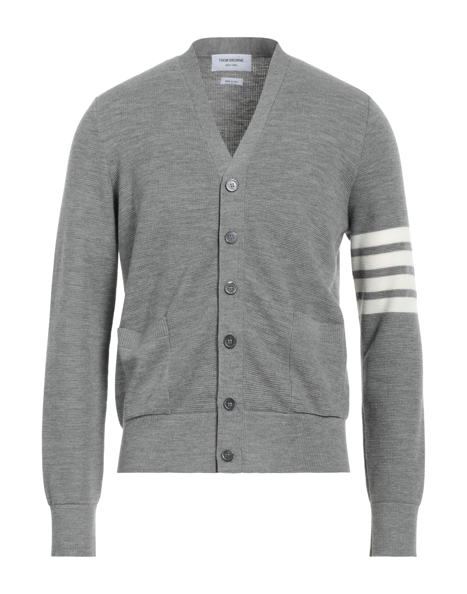 THOM BROWNE Strickjacke Herren Grau THOM BROWNE Strickjacke Herren Grau von THOM BROWNE