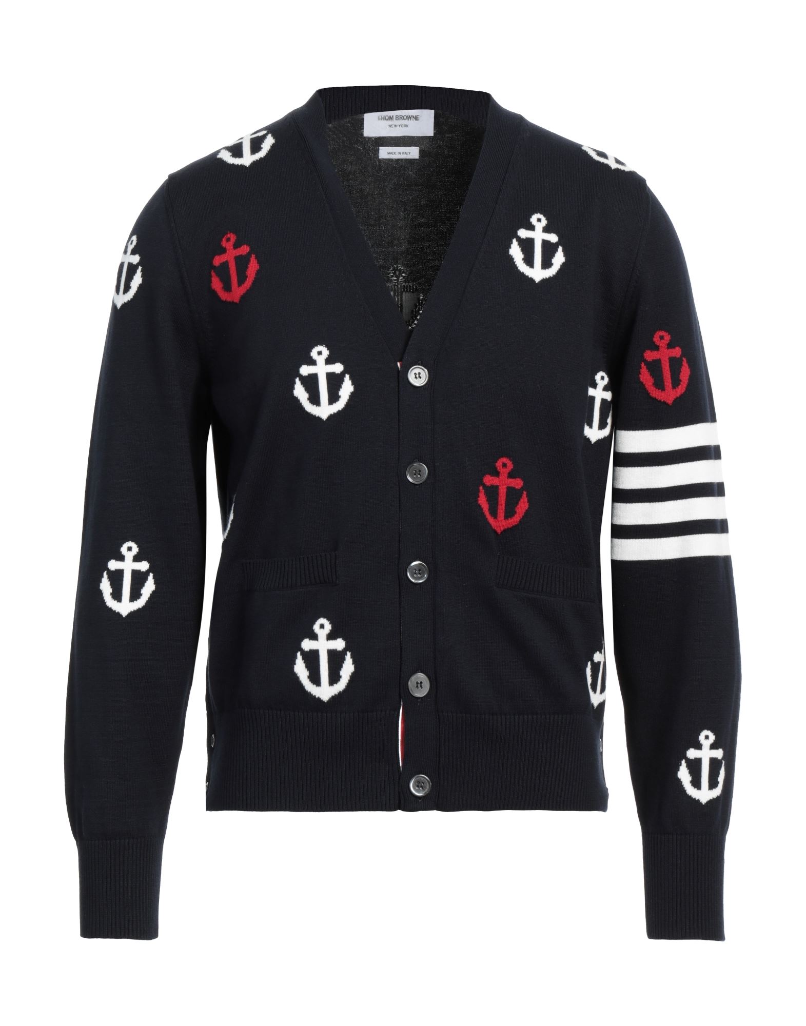 THOM BROWNE Strickjacke Herren Nachtblau von THOM BROWNE