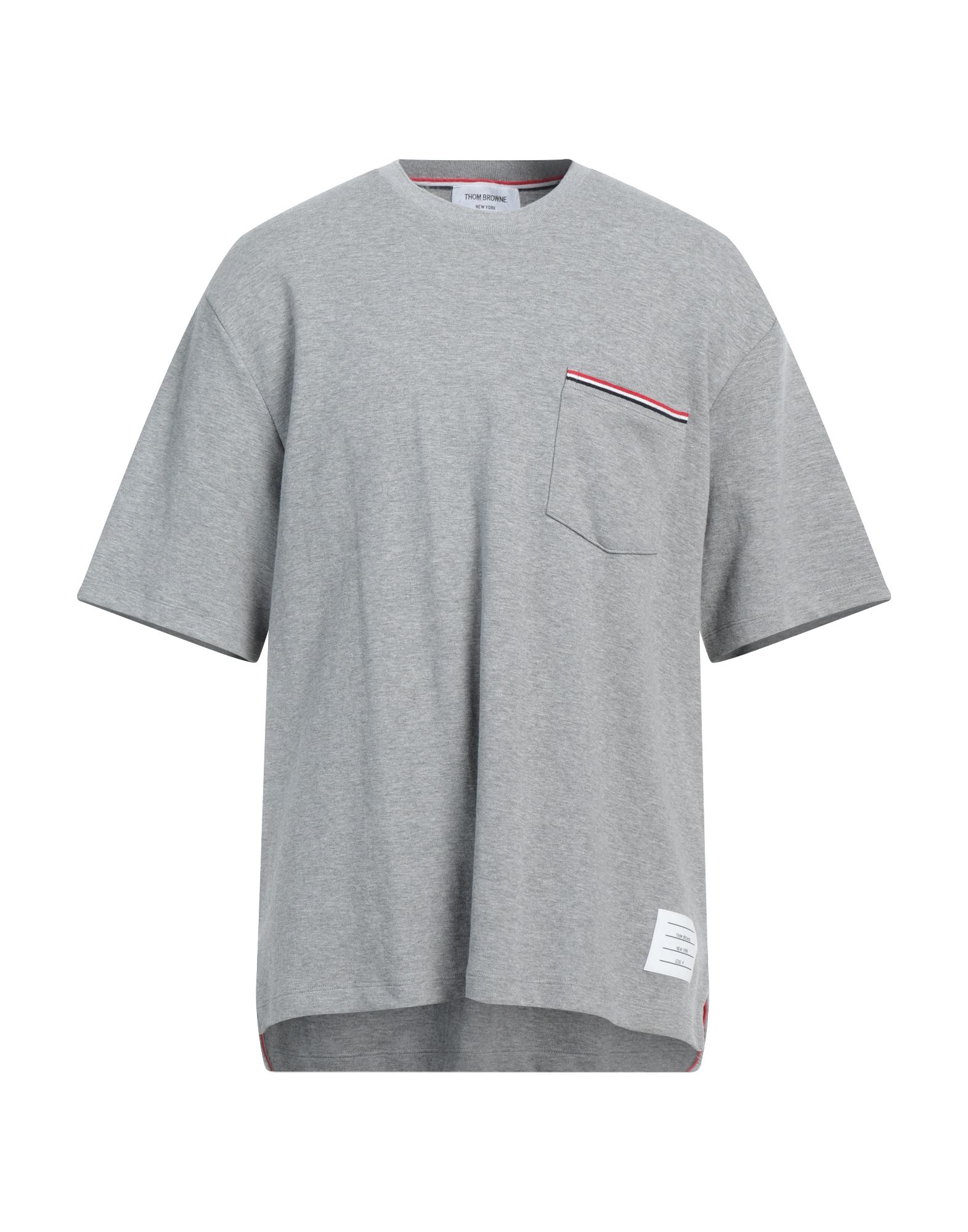 THOM BROWNE T-shirts Herren Hellgrau von THOM BROWNE