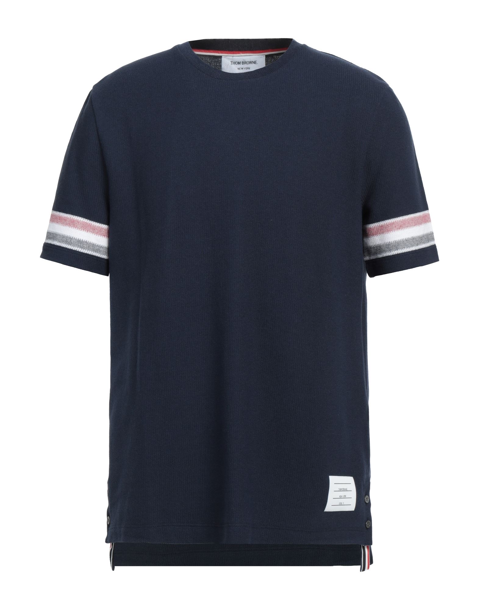 THOM BROWNE T-shirts Herren Marineblau von THOM BROWNE