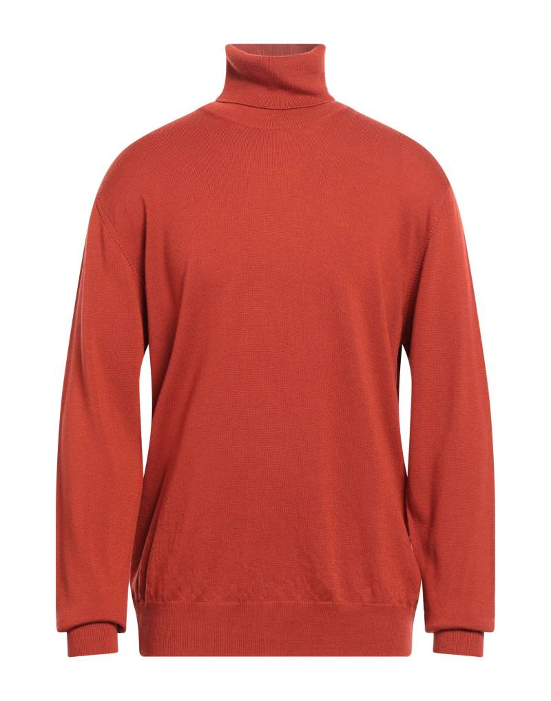 THOMAS REED Rollkragenpullover Herren Rostrot von THOMAS REED