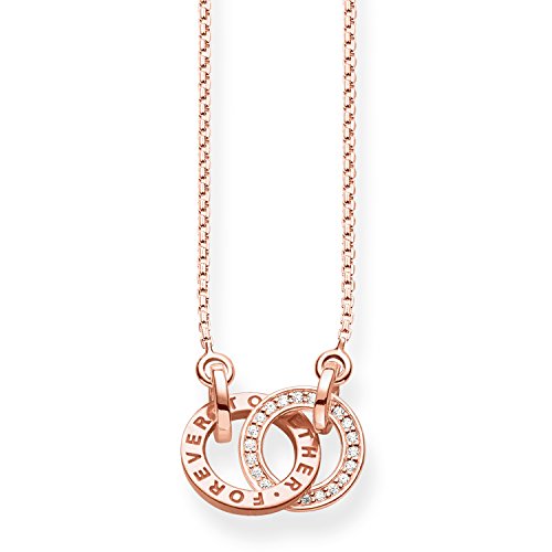 Thomas Sabo Damen Kette Together Forever Roségold 925 Sterling Silber KE1488-416-40-L45v von THOMAS SABO