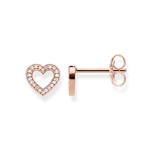 Thomas Sabo Ohrstecker Herzen Groß vergoldetes Silber H1945-416-14 von THOMAS SABO