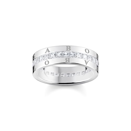 THOMAS SABO Bandring weiße Steine Pavé silber 925 Sterlingsilber TR2361-051-14 von THOMAS SABO