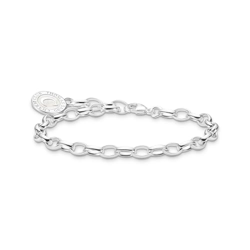 Thomas Sabo Charm-Armband mit Kaltemaille Silber Recyceltes 925 Silber Kaltemail X0287-007-21-L17 von THOMAS SABO