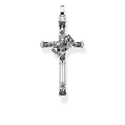 Thomas Sabo Anhänger Kreuz & Krone, PE886-643-11, 4.8, Schwarz Thomas Sabo Anhänger Kreuz & Krone, PE886-643-11, 4.8, Schwarz von THOMAS SABO