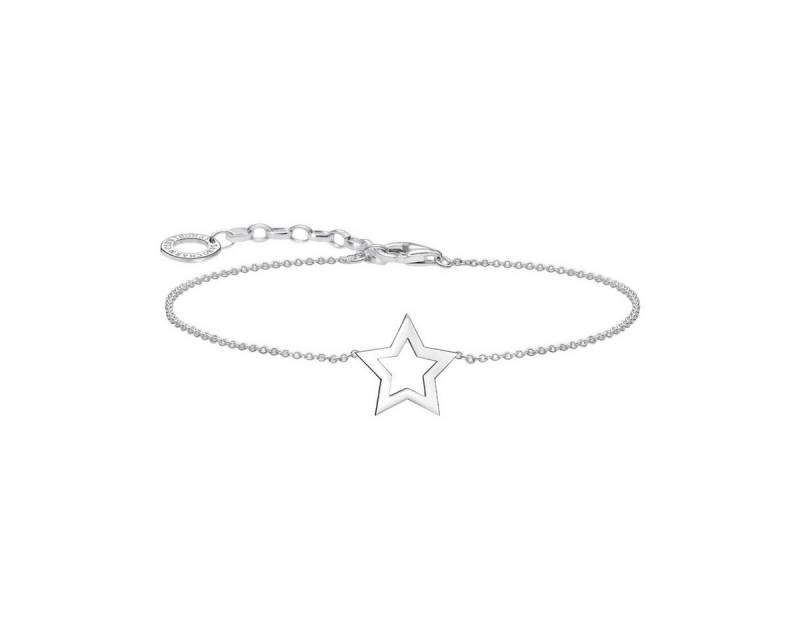 THOMAS SABO Armband Armband Damen Stern-Anhänger Silber 16 cm A2162-001-21 von THOMAS SABO