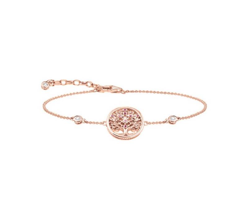 THOMAS SABO Armband Armband Damen Tree-of-love-Anhänger Rose Vergoldet SCA150330 von THOMAS SABO