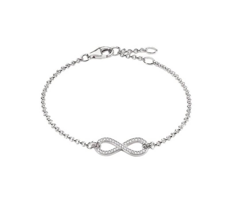 THOMAS SABO Armband Armband Damen Unendlichkeit Zirkonia Silber SCA150000 von THOMAS SABO