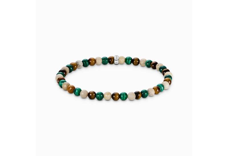 THOMAS SABO Armband Beads Armband imitierter Malachit, Tigerauge, Jaspis - Thomas Sabo von THOMAS SABO