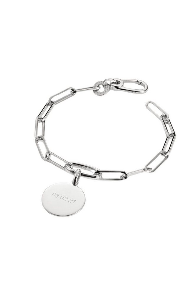 THOMAS SABO Armband Charm-Armband Büroklammer Mit Connect-Verbindung Silber (Set) von THOMAS SABO