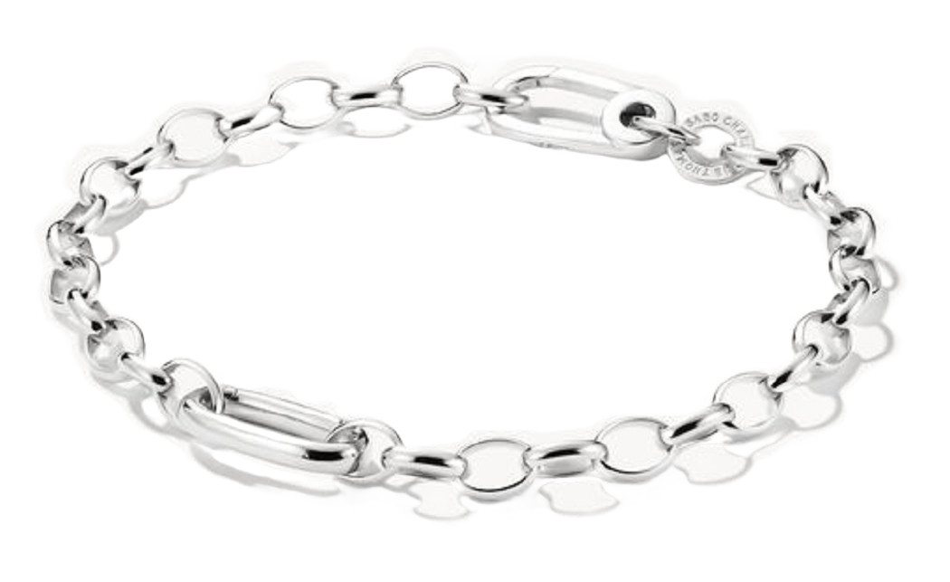 THOMAS SABO Armband Glieder-Charm-Armband mit Connect Link, aus Silber - Thomas Sabo THOMAS SABO Armband Glieder-Charm-Armband mit Connect Link, aus Silber - Thomas Sabo von THOMAS SABO