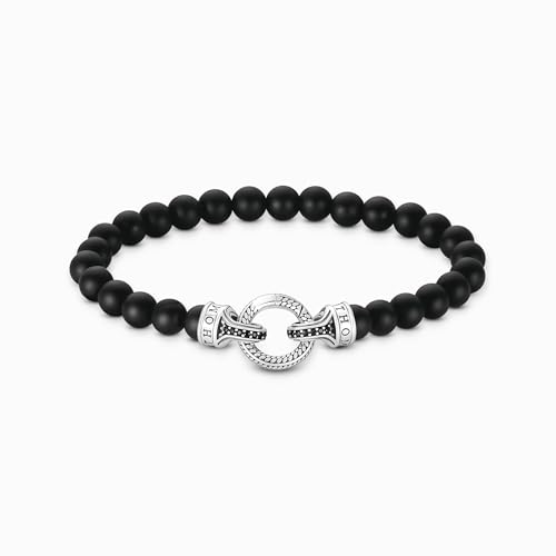 THOMAS SABO Armband Obsidian-Beads Silber Länge 19cm THOMAS SABO Armband Obsidian-Beads Silber Länge 19cm von THOMAS SABO