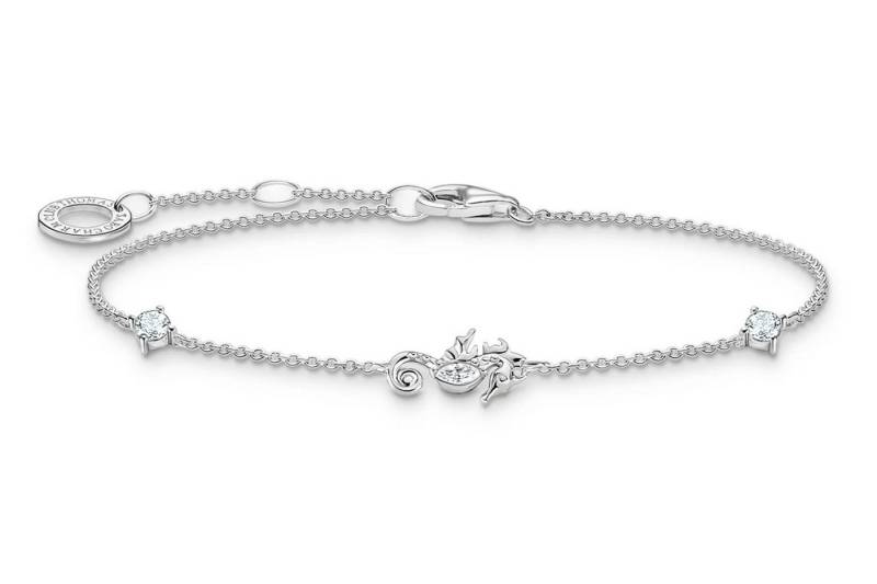 THOMAS SABO Armband THOMAS SABO Armband "Seepferdchen" Silber Zirkonia A2061-051-14-L19V von THOMAS SABO