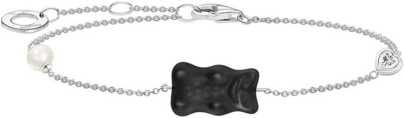 THOMAS SABO Armband THOMAS SABO x HARIBO Schmuck: Armband mit Goldbär, mit Kristallglas, Zirkonia (synth) - mit Süßwasserzuchtperle von THOMAS SABO