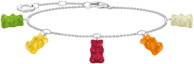 THOMAS SABO Armband THOMAS SABO x HARIBO Schmuck: Armband mit Goldbären bunt, mit Kristallglas von THOMAS SABO