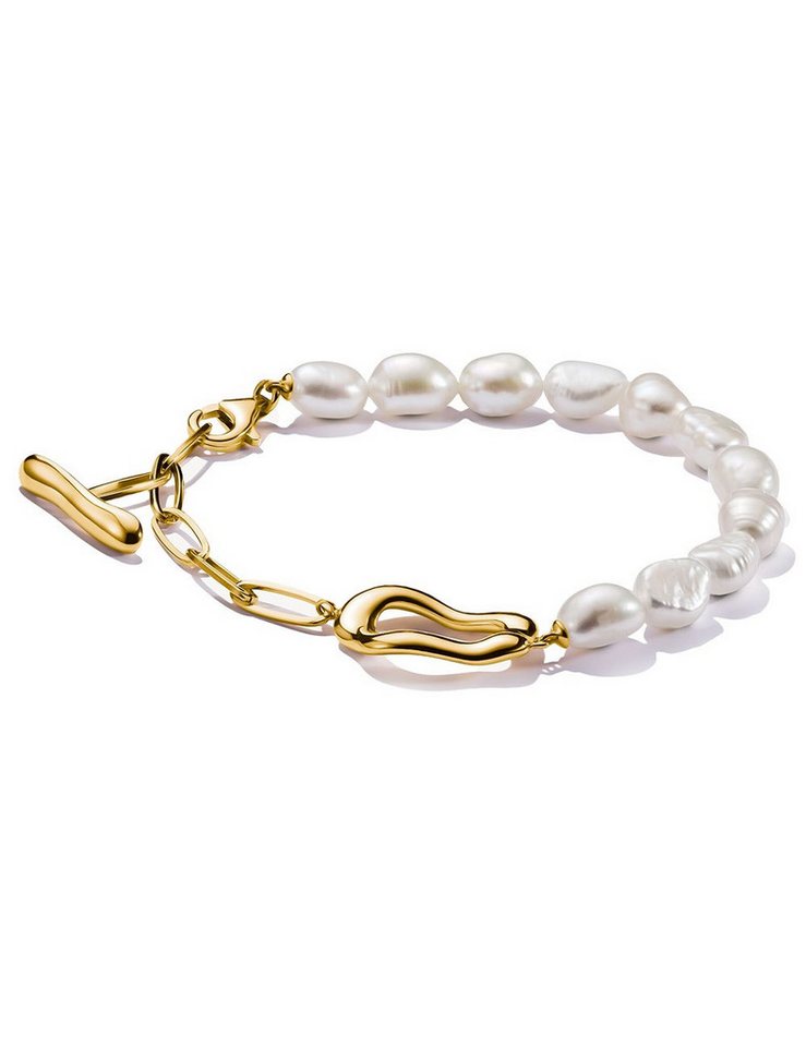 THOMAS SABO Armband Thomas Sabo A2190-430-14-L19V Perlenarmband Natural Beauty vergoldet THOMAS SABO Armband Thomas Sabo A2190-430-14-L19V Perlenarmband Natural Beauty vergoldet von THOMAS SABO