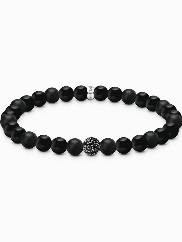 THOMAS SABO Armband Thomas Sabo A2194-705-11-L19 Unisex Armband Obsidian schwarz THOMAS SABO Armband Thomas Sabo A2194-705-11-L19 Unisex Armband Obsidian schwarz von THOMAS SABO