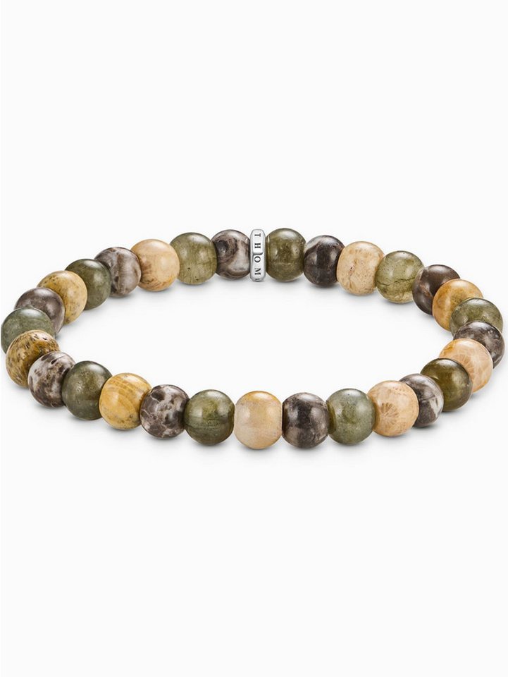 THOMAS SABO Armband Thomas Sabo A2196-353-7-L19 Unisex Armband Labradorit und Crocodile Ja von THOMAS SABO