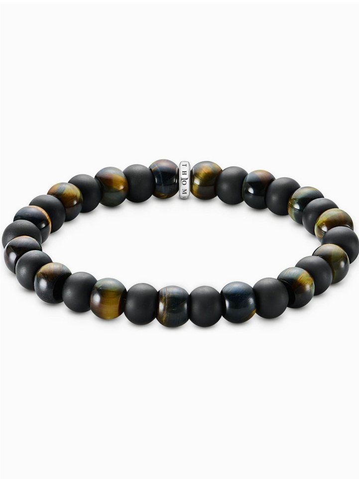 THOMAS SABO Armband Thomas Sabo A2196-806-11-L19 Unisex Armband Obsidian und Tigerauge von THOMAS SABO