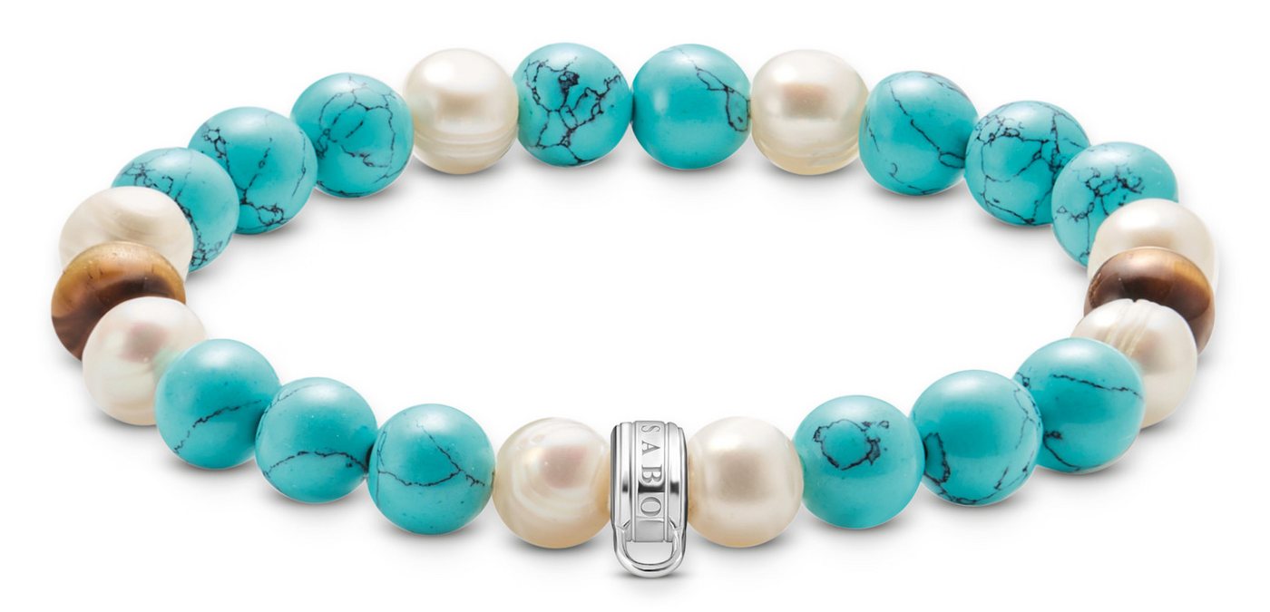 THOMAS SABO Armband Thomas Sabo Bead-Armband mit bunten Steinen Silber von THOMAS SABO