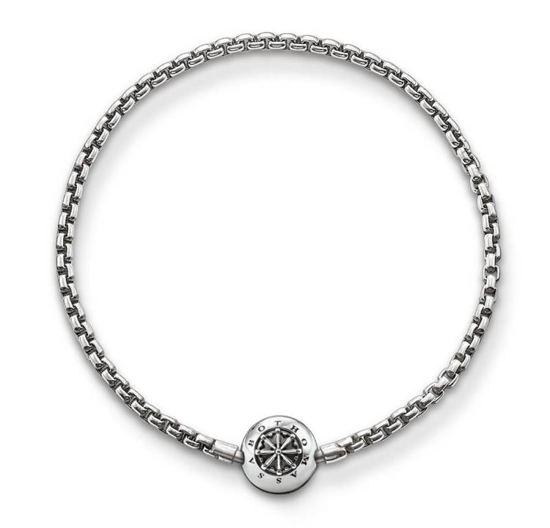 THOMAS SABO Armband Thomas Sabo Karma Armband Silber geschwärzt KA0002-001-12 15 cm (kein Set, 1-tlg., kein Set) von THOMAS SABO