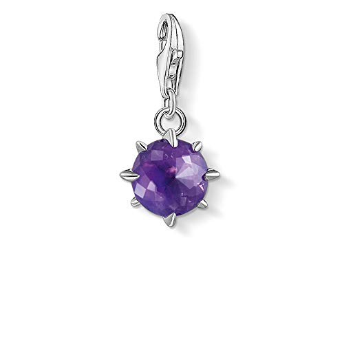 Thomas Sabo Damen Charm-Anhänger Geburtsstein Charm Club 925 Sterling Silber 1792-169-13 von THOMAS SABO