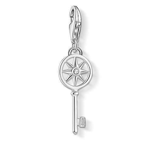 Thomas Sabo Damen Charm-Anhänger Schlüssel mit Stern 925 Sterling Silber 1799-051-14 von THOMAS SABO