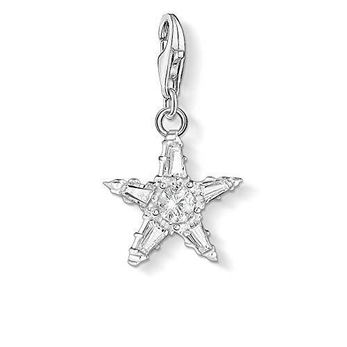 Thomas Sabo Damen Charm-Anhänger Stern 925 Sterling Silber 1804-051-14 von THOMAS SABO