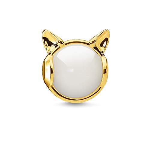 Thomas Sabo Damen-Bead Katzenohren gold 925 Sterlingsilber gelbgold vergoldet K0329-413-14 von THOMAS SABO