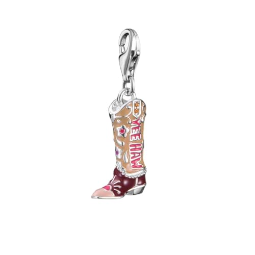 THOMAS SABO Charm-Anhänger Cowboy-Stiefel Silber von THOMAS SABO