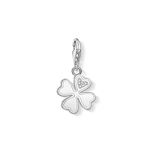 Thomas Sabo Charm-Anhänger Kleeblatt 925 Sterlingsilber 1733-051-14 von THOMAS SABO