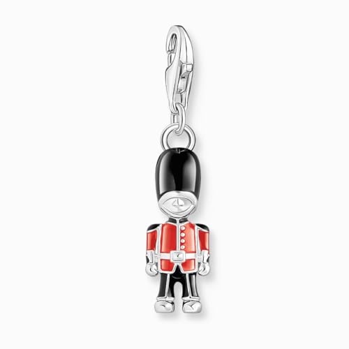 THOMAS SABO Charm-Anhänger LONDON Königliche Wache Silber 925 Sterlingsilber, Kaltemail 2122-007-7 von THOMAS SABO