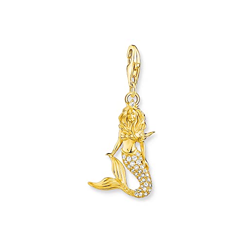 Thomas Sabo Charm-Anhänger Meerjungfrau vergoldetes Silber 1887-414-7 von THOMAS SABO