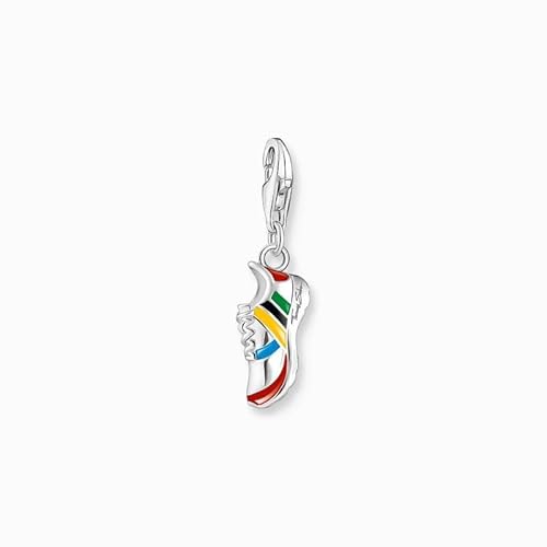 THOMAS SABO Charm-Anhänger bunter Sportschuh Silber von THOMAS SABO