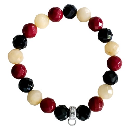 THOMAS SABO Charm-Armband Deutschland Obsidian 17 cm X0195-614-7 von THOMAS SABO