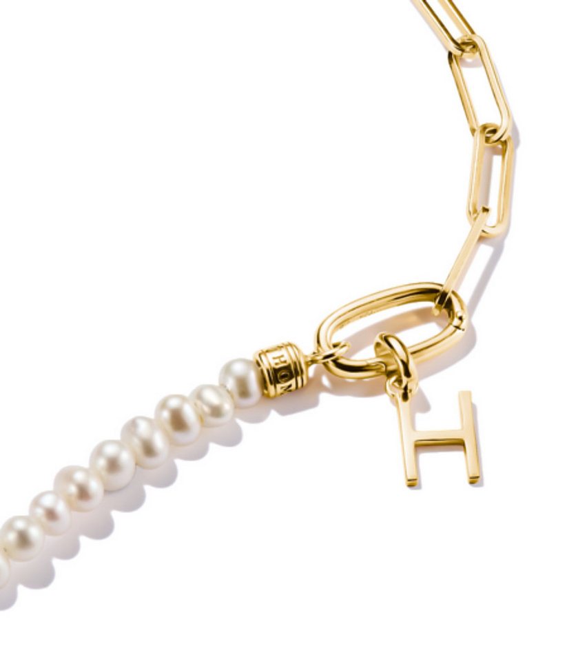 THOMAS SABO Charm Buchstabe Thomas Sabo Charm-Anhänger Buchstabe H Connect vergoldet von THOMAS SABO