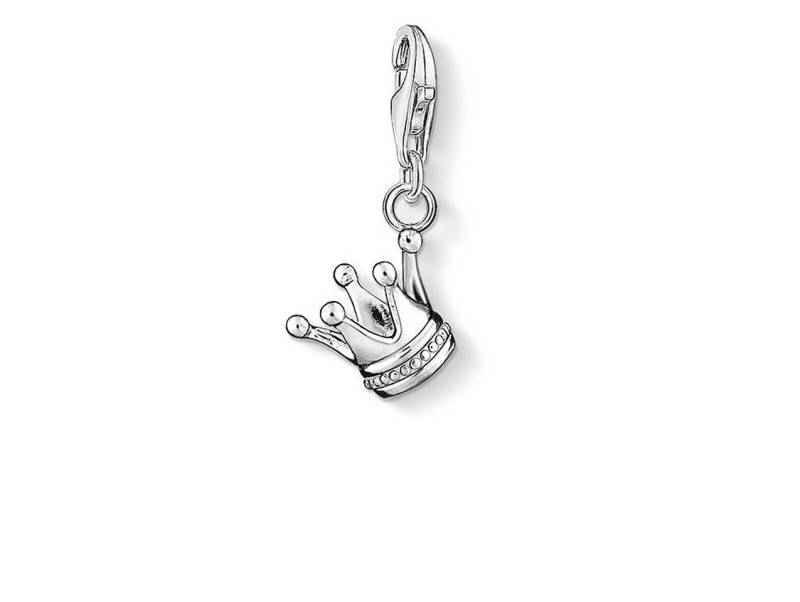 THOMAS SABO Charm-Einhänger 0887-001-12 Charm-Anhänger Krone Sterling-Silber von THOMAS SABO